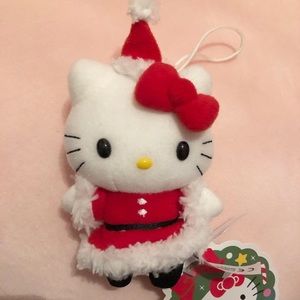 hello kitty plush christmas ornament